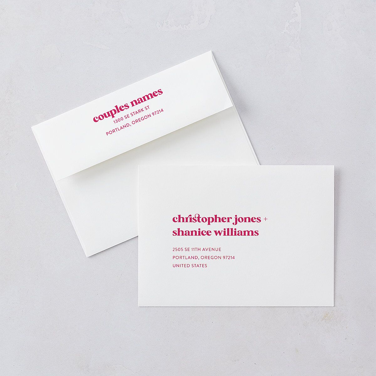 Vibrant Bold Rehearsal Dinner Invitations Hot Pink Signature Blank