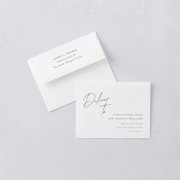 Gilded Corner Save The Date Magnets Pure White Magnet Paper