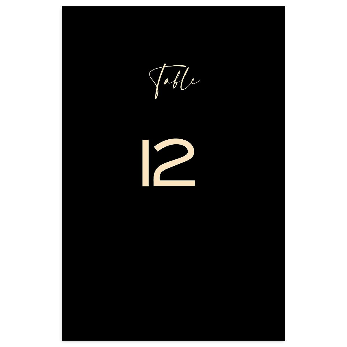 Simply Striking Table Numbers