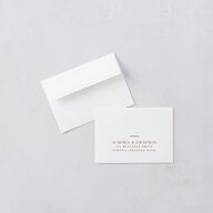 Bohemian Arch Wedding Response Cards Copper Signature Standard