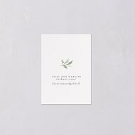 Religious Catholic Cross Greenery QR Code RSVP Cards Cotton Signature Standard