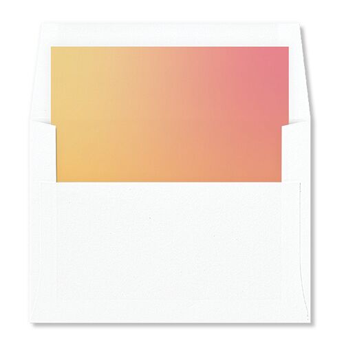 Bright New Year Envelope Liners Pumpkin Standard