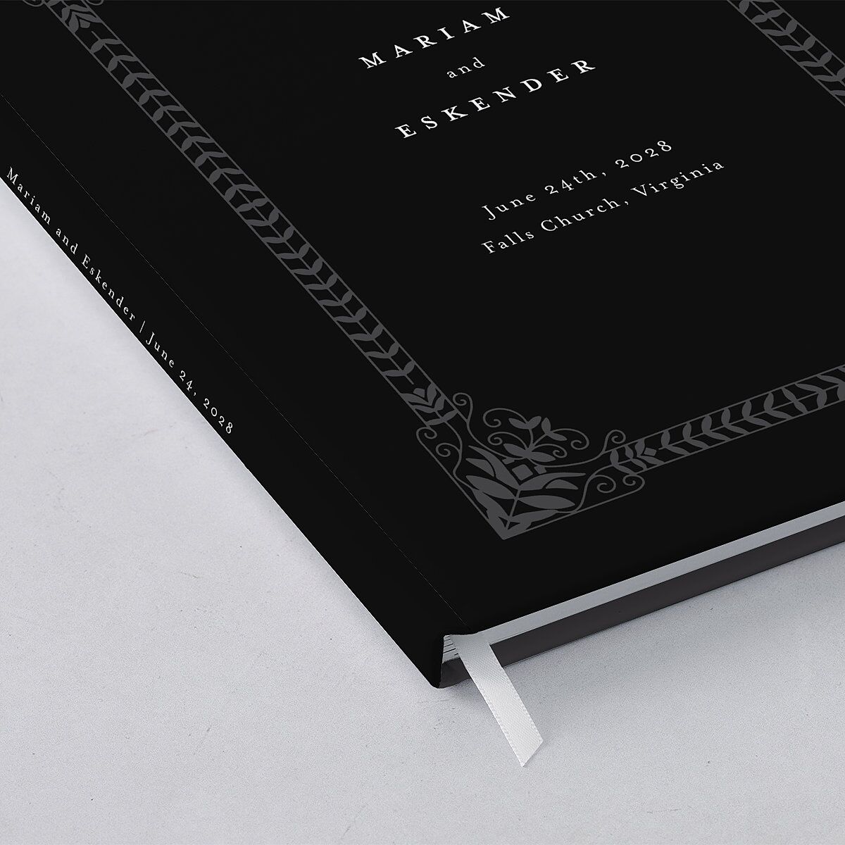 Medieval Elegance Guest Books Midnight
