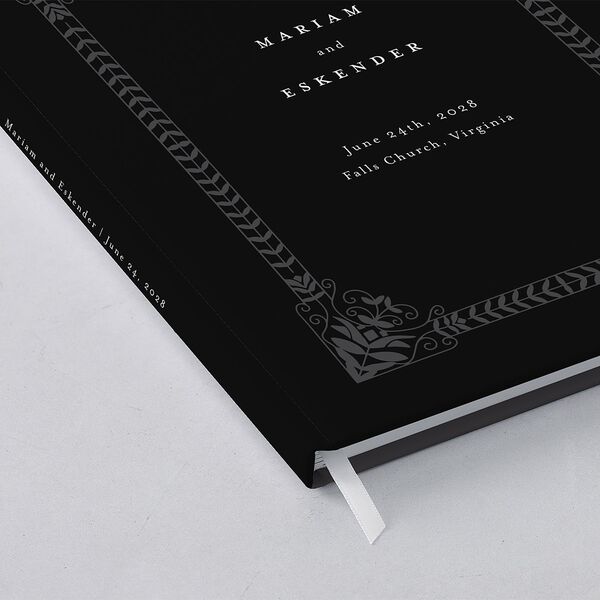 Medieval Elegance Guest Books Midnight