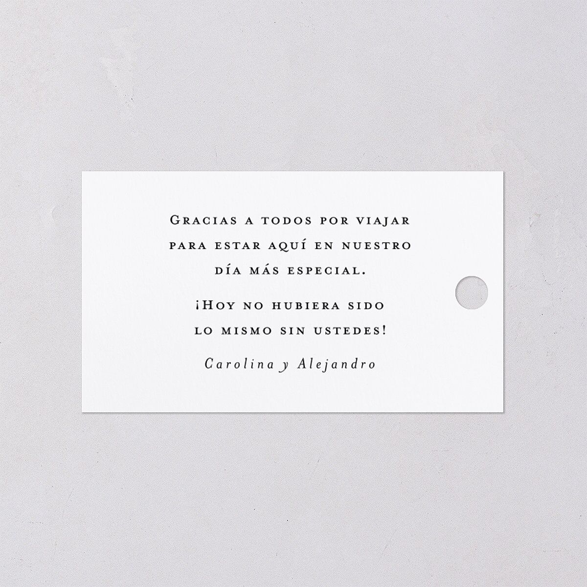 Nuestra Boda Favor Gift Tags Gold Pure White Signature