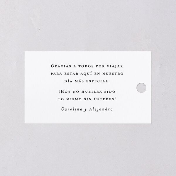 Nuestra Boda Favor Gift Tags Gold Pure White Signature