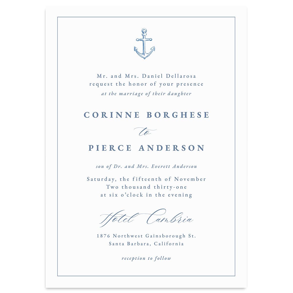 Minimal Icon Wedding Invitations