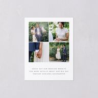 You Are Mine Save the Date Petite Cards Pure White Signature smooth Blank No Standard