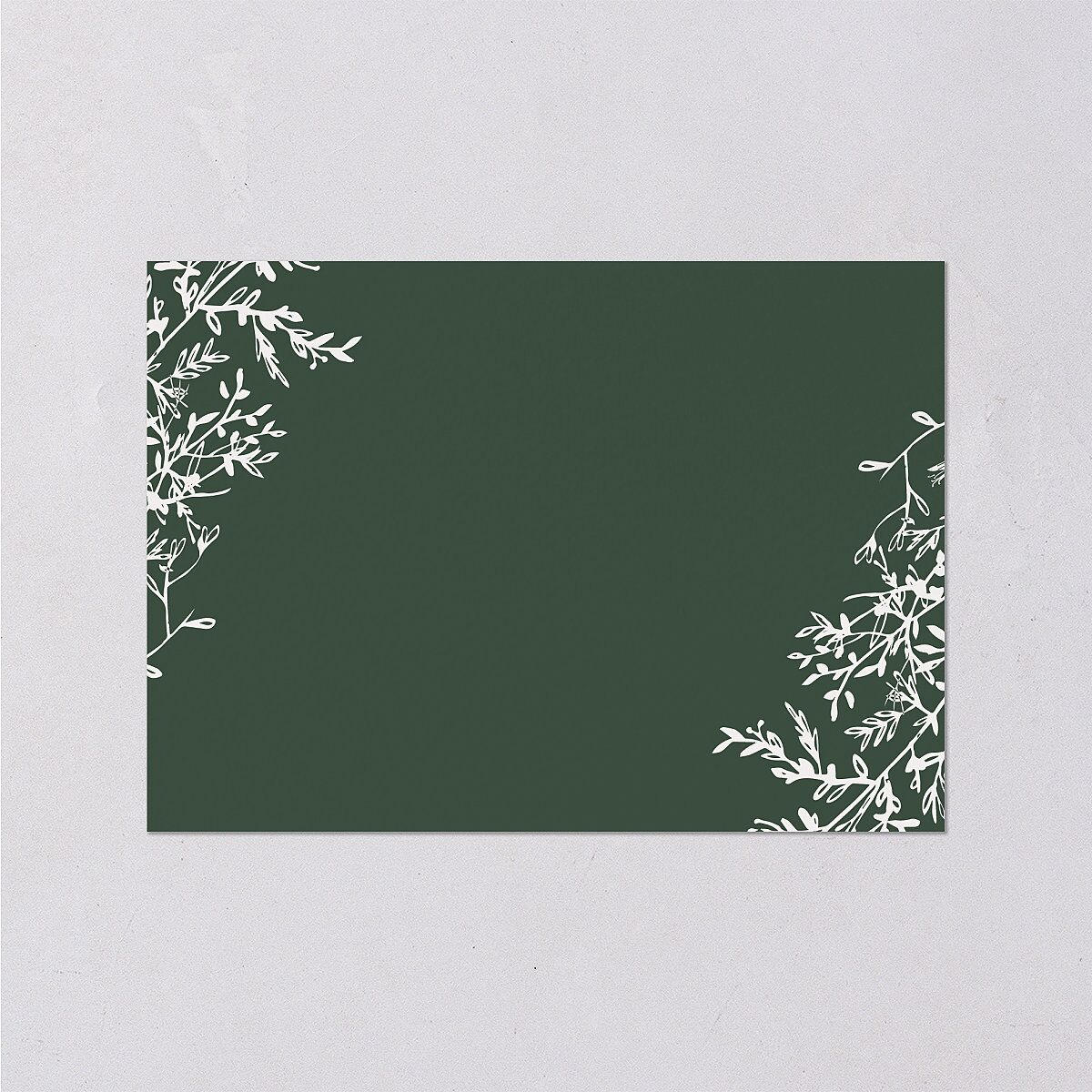 Botanical Branches Wedding Enclosure Cards Dark Night Signature