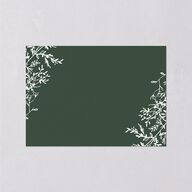 Botanical Branches Wedding Enclosure Cards Dark Night Signature