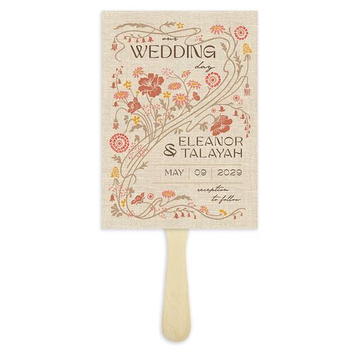 Wildflower Nouveau Fan Programs Mocha Signature Standard