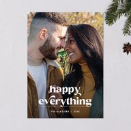 Sweet Holiday Holiday Cards Pure White Signature Blank Portrait  Standard
