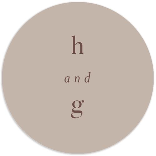 Mountain Mist Wedding Stickers Fawn Circle