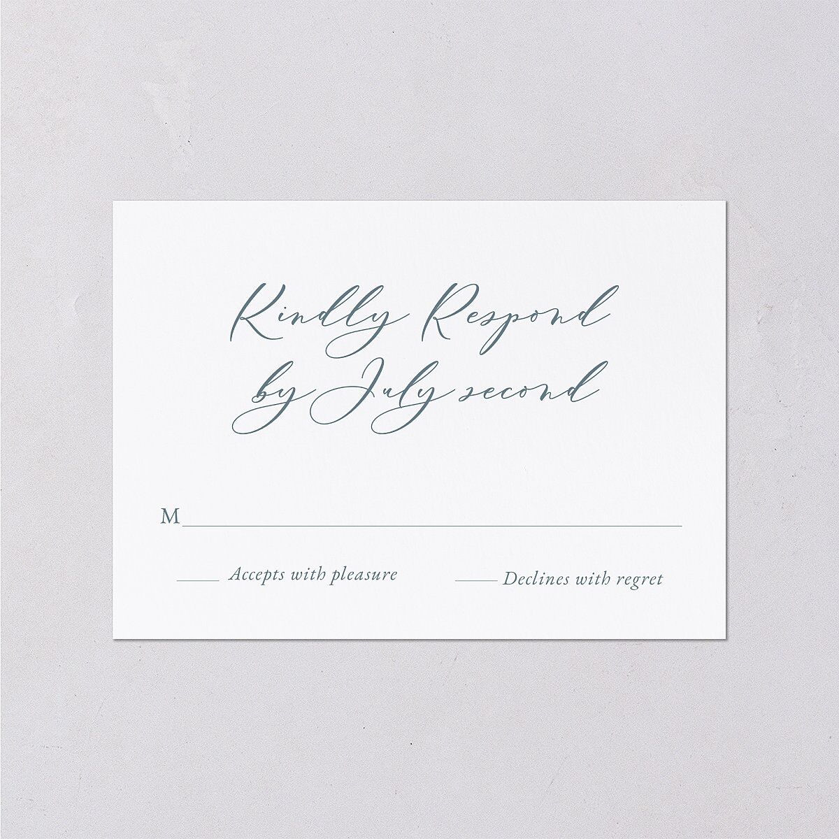 Vintage Lavender Wedding Response Cards Regency Blue Signature Standard
