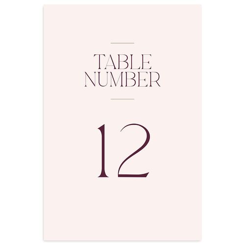 Photo Arch Table Numbers Copper Signature