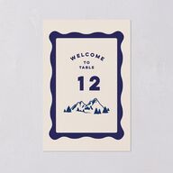 Adventure Icon Table Numbers Navy Signature