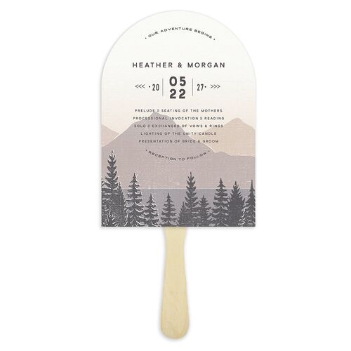 Vintage Mountain Fan Programs Fog Signature Arch
