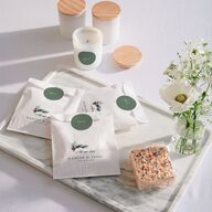 Rustic Pine Favor Bags White Eucalyptus Wax-Lined Food Safe Paper