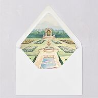 Medieval Castle Storybook Euro Envelope Liners Silver Luxe