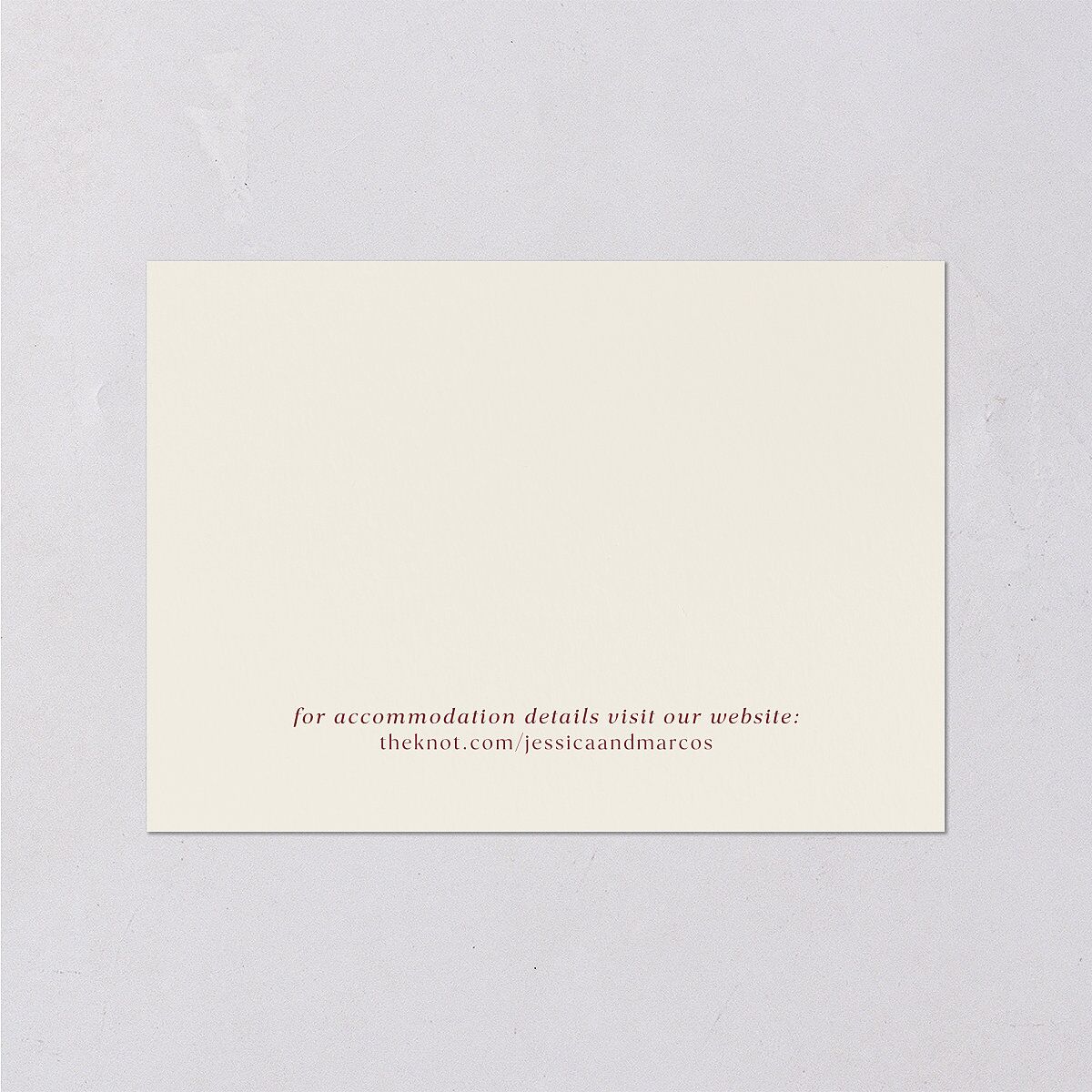 Simple Boho Flowers Wedding Enclosure Cards — view 2