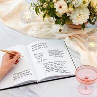 Vintage Hollywood Wedding Guest Book Licorice