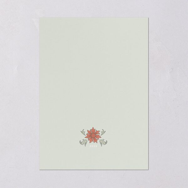 Crafted Garden Bridal Shower Invitations Deep Olive Signature Blank Standard