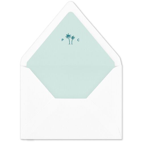 Cabana Stripes Euro Envelope Liners Apricot Luxe