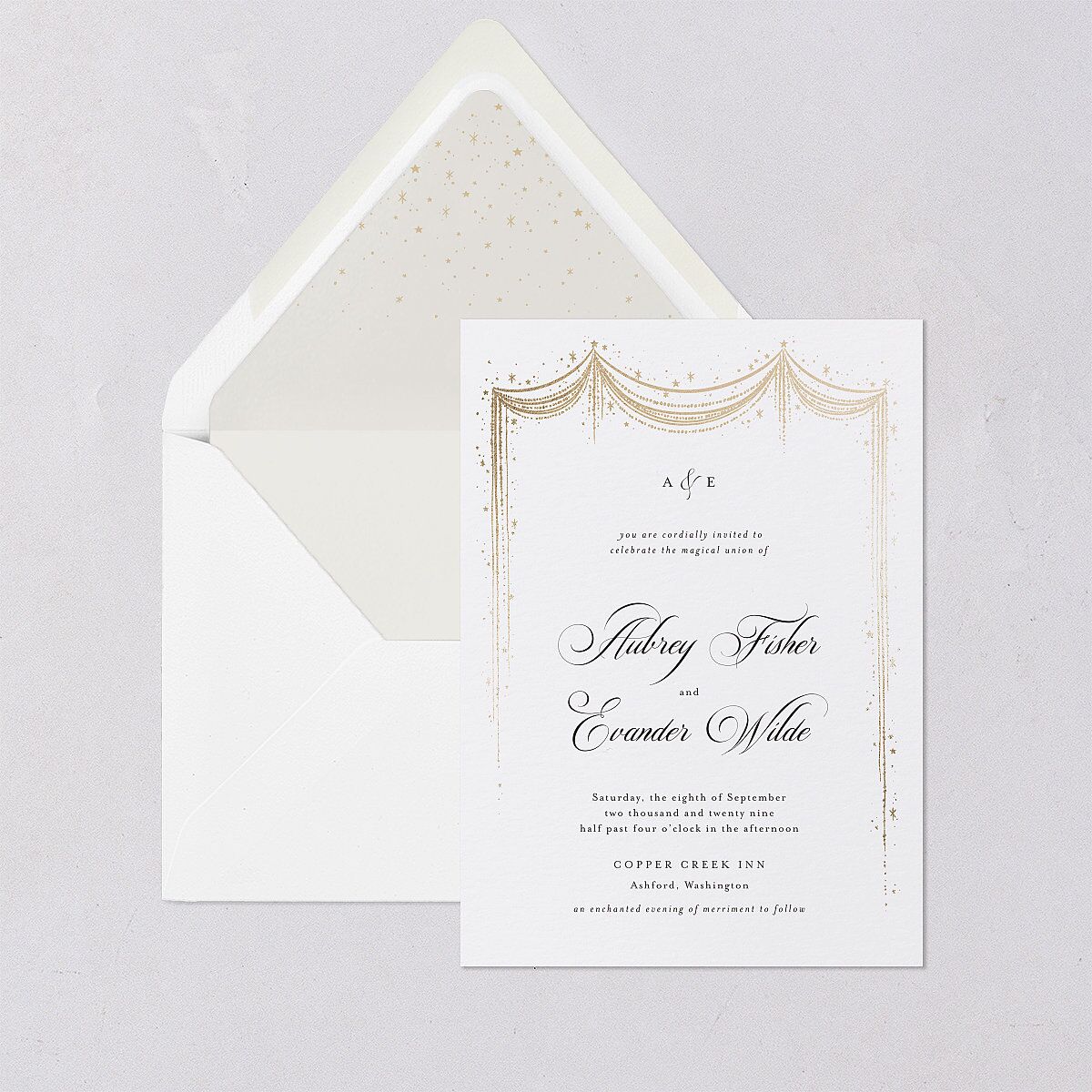 Fairytale Luxury Euro Envelope Liners Pure White Luxe