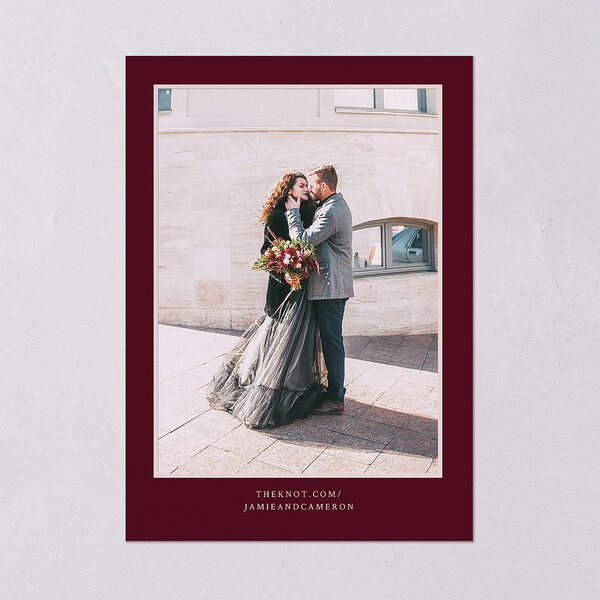 Elegant Eucalyptus Christmas Foil Wedding Invitations Gold Burgundy Signature Blank No Standard