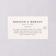 Gilded Botanical Foil Favor Gift Tags Gold Burgundy Signature