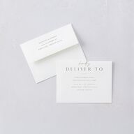 Side Panel Save The Date Magnets Deep Olive Magnet Paper