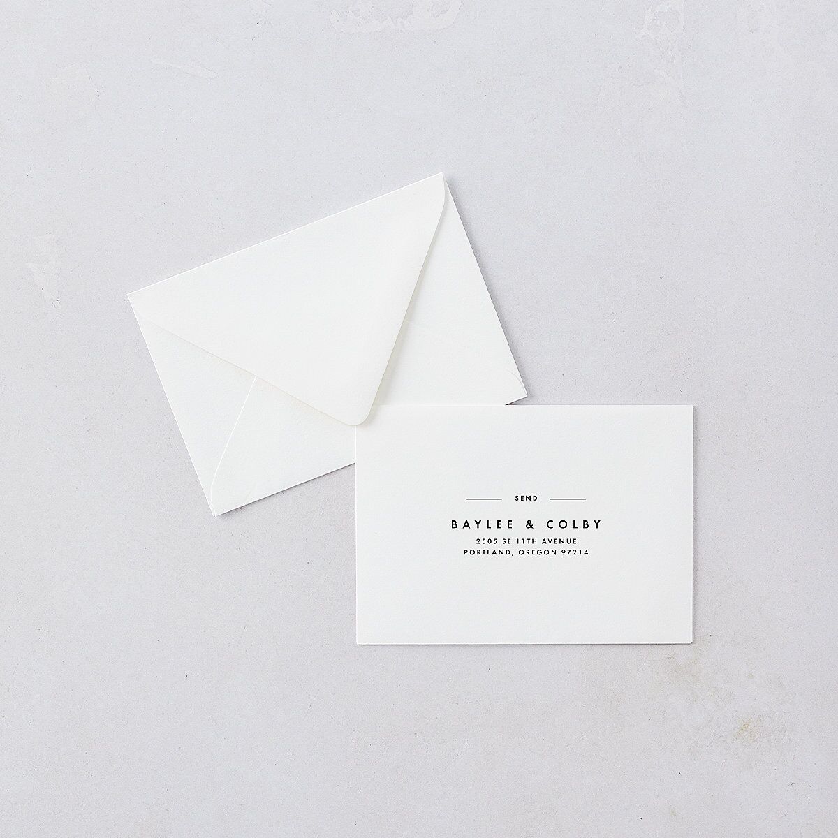 Moody Romantic Lace Floral Response Card Euro Envelopes Red Clay White Return Address Luxe