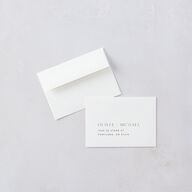 Bar Accent Wedding Response Cards Gold Pure White Signature Standard