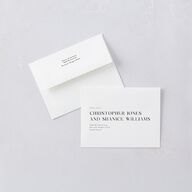 Simple Editorial Photo Thank You Cards Pure White