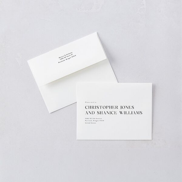 Simple Editorial Photo Thank You Cards Pure White