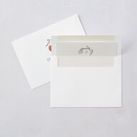 Crafted Garden Wedding Invitations Deep Olive Signature Blank No Standard