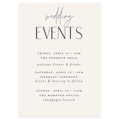 Hawaiian Tropical Monstera Frame Wedding Enclosure Cards Moody Blue Signature Standard