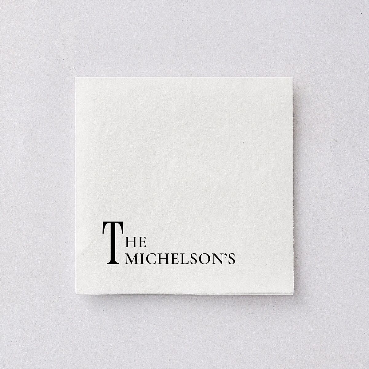 Magazine Cover Cocktail Napkins Licorice Napkin Uncoined