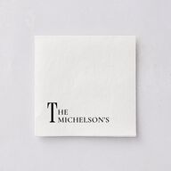 Magazine Cover Cocktail Napkins Licorice Napkin Uncoined
