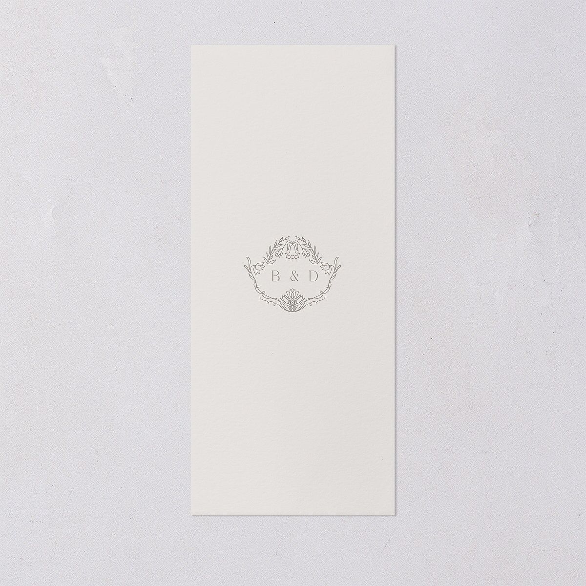 Ornate Regency Menus Gold Bisque Signature