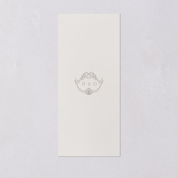 Ornate Regency Menus Gold Bisque Signature