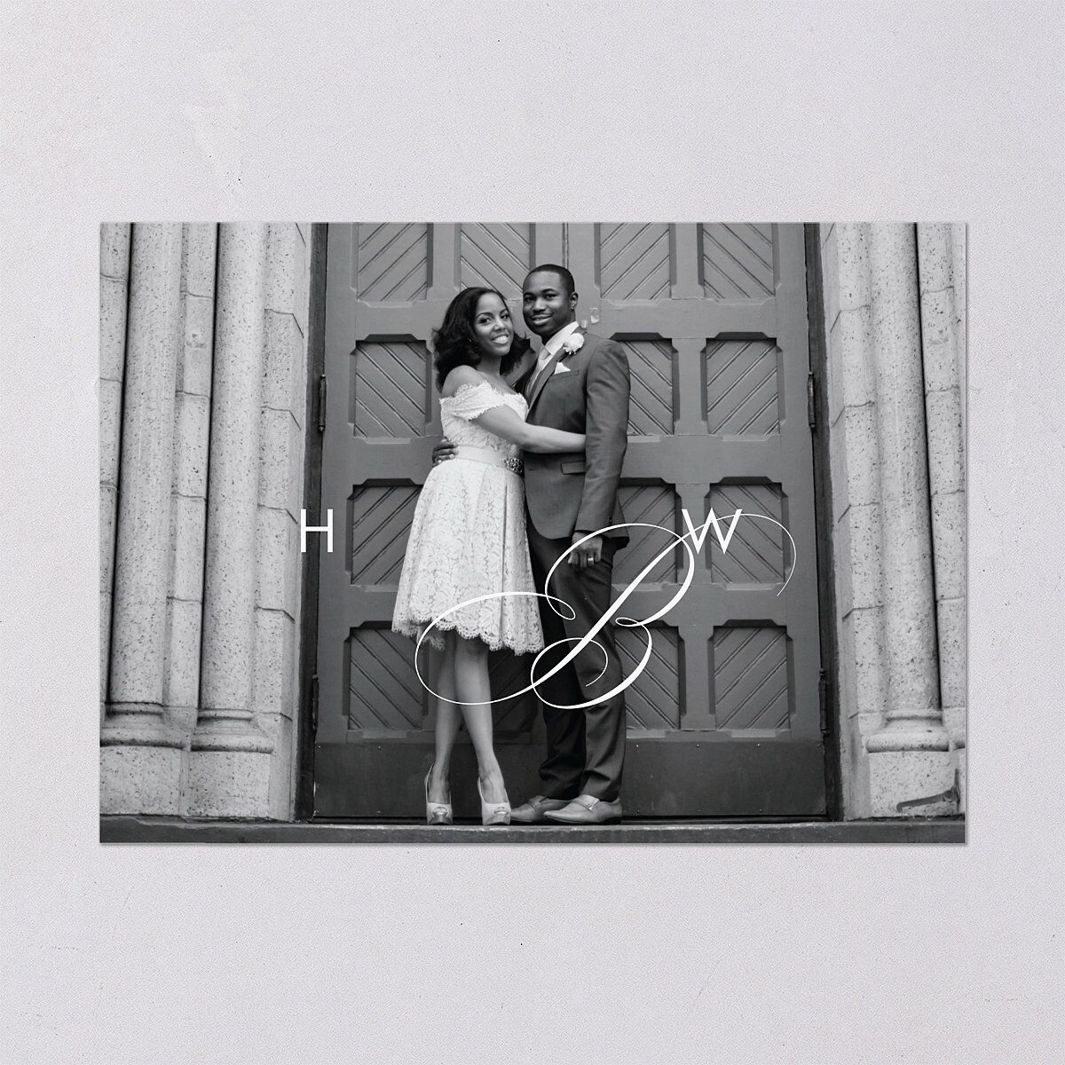 Polished Frame Save The Date Cards — view 3