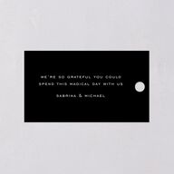 Confetti Glam Favor Gift Tags Gold Licorice Signature