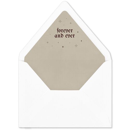 Moody Gothic Rose Euro Envelope Liners Burgundy Luxe