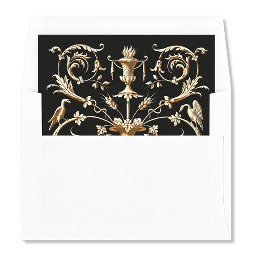 Medieval Renaissance Envelope Liners Charcoal Standard
