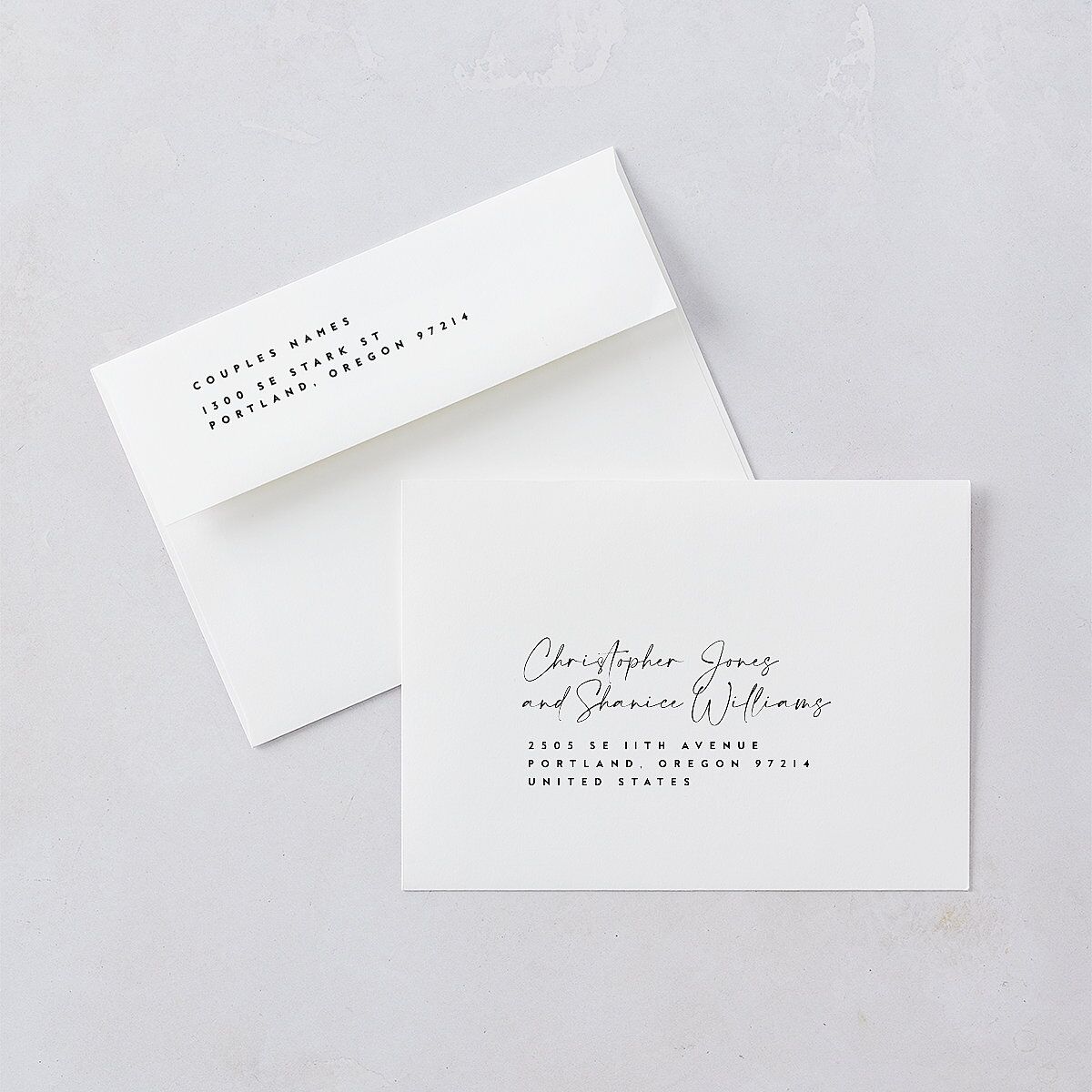 Modern Vow Save The Date Cards — view 8
