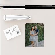 Photo Arch Save The Date Magnets Taupe Magnet Paper