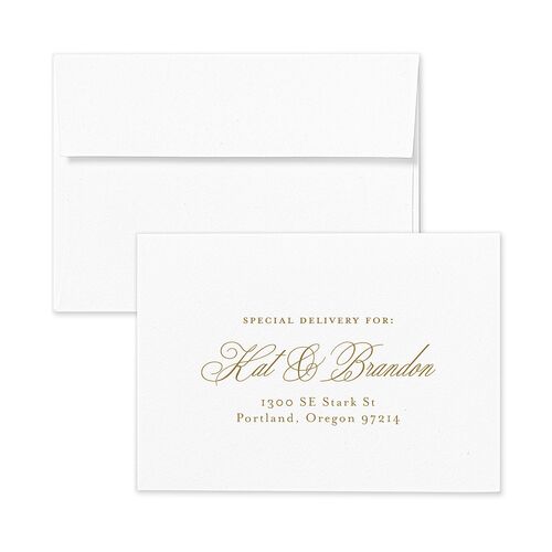 Luxury Floral Monogram Response Card Envelopes Maroon White Return Address Signature Standard