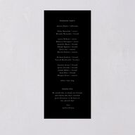 Monogram Leaves Wedding Programs Gold Charcoal Signature