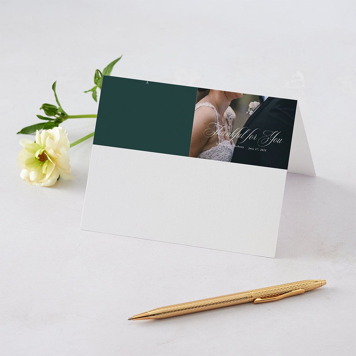 Glamorous Regency Garden Thank You Cards by Bridgerton — view 1